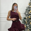 Vestido Raquel burdeos - Imagen 2