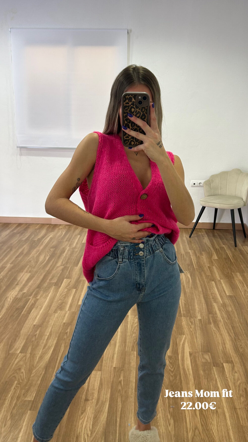 Jeans mom fit