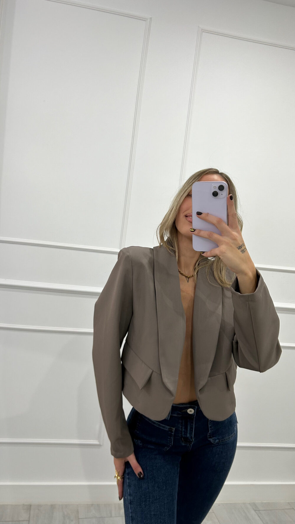 Blazer taupe