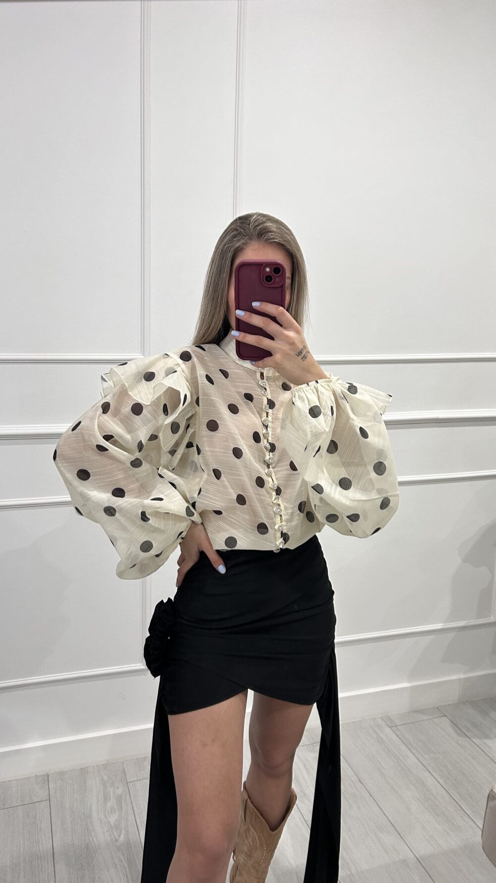 Falda flor licra