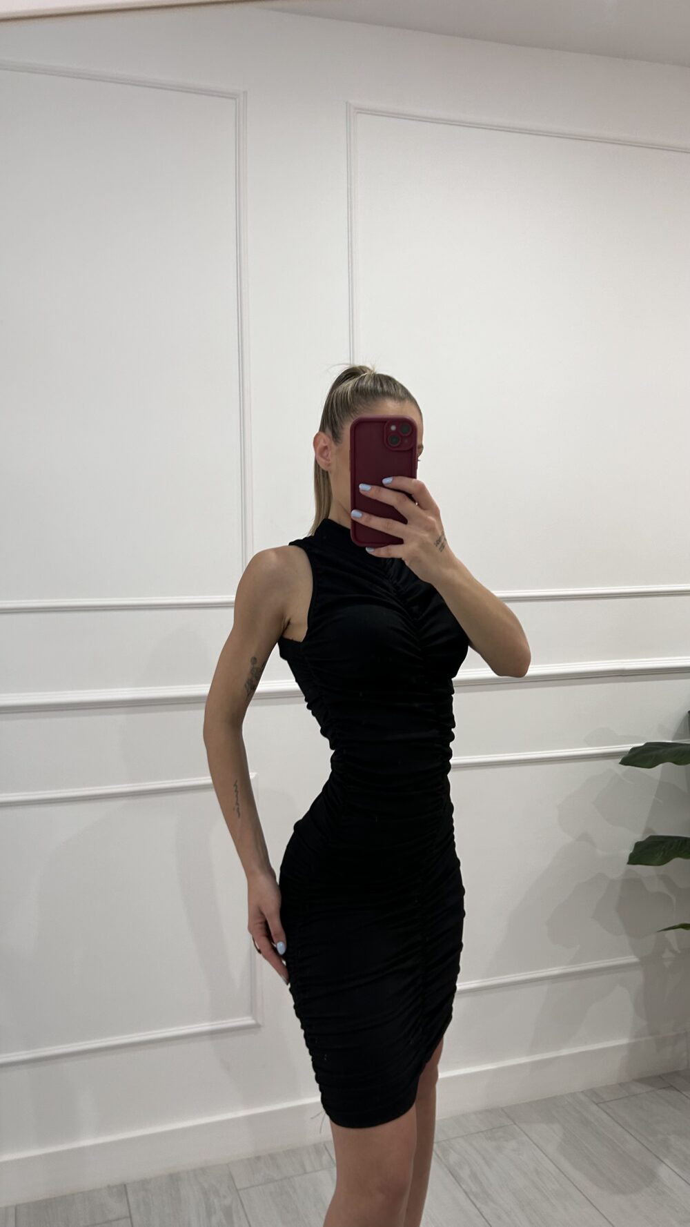 VESTIDO PLISADO