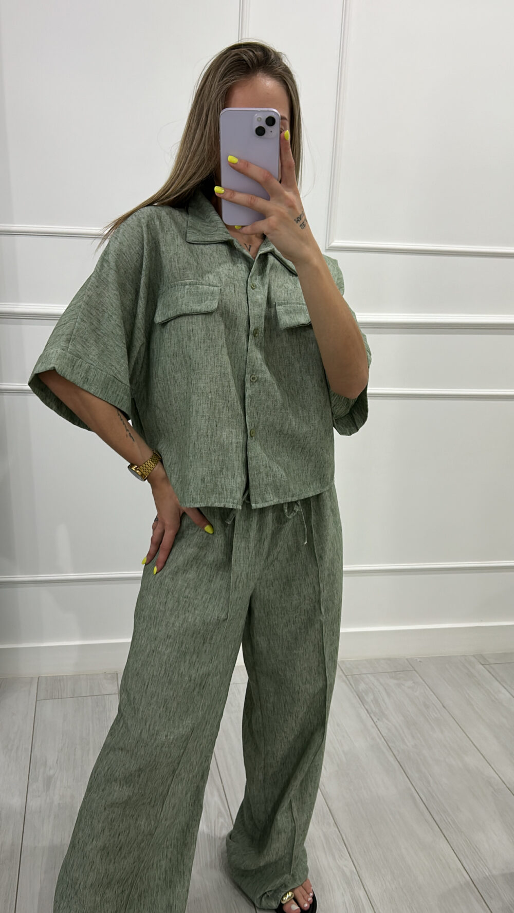 Conjunto mía verde - Imagen 4