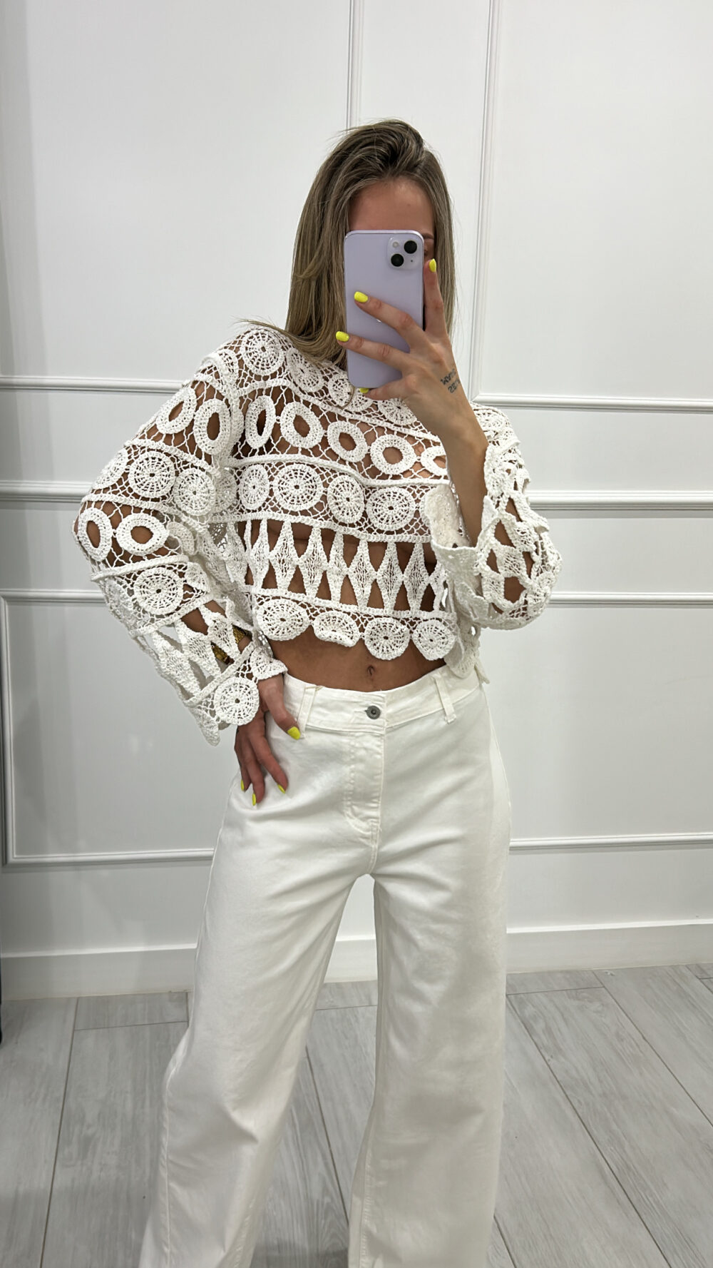 Pantalón wide leg
