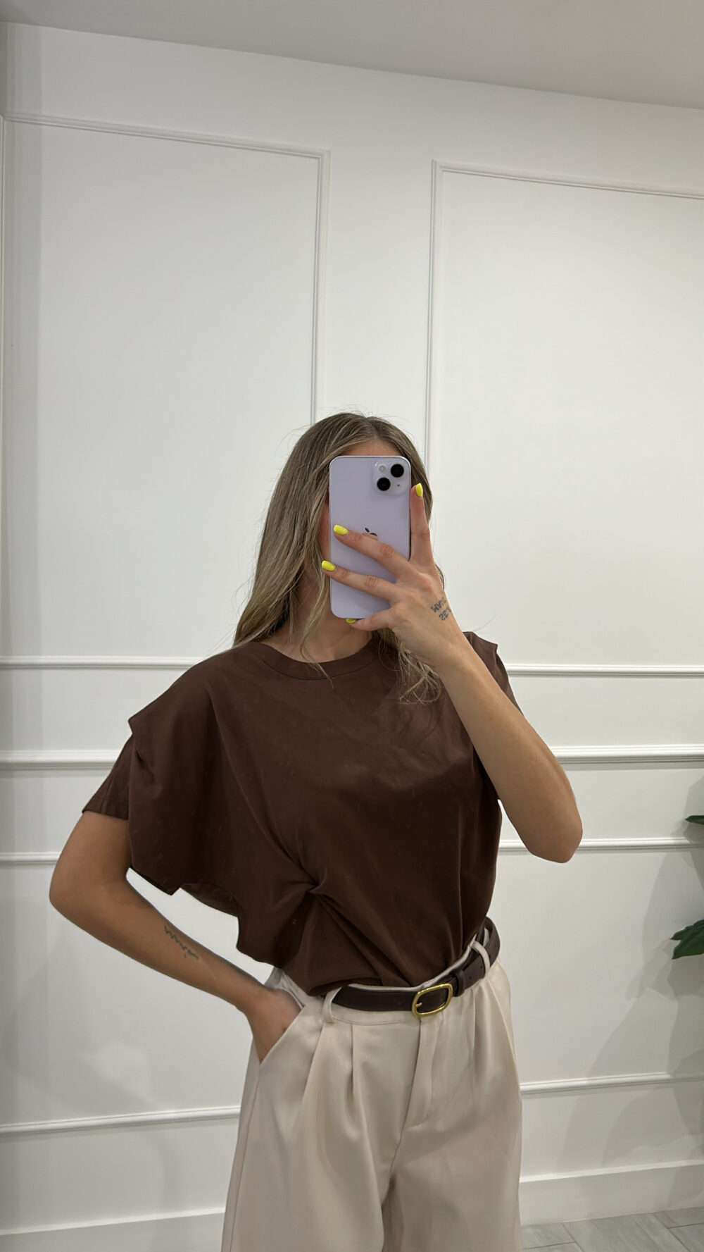 CAMISETA NUDO CHOCOLATE