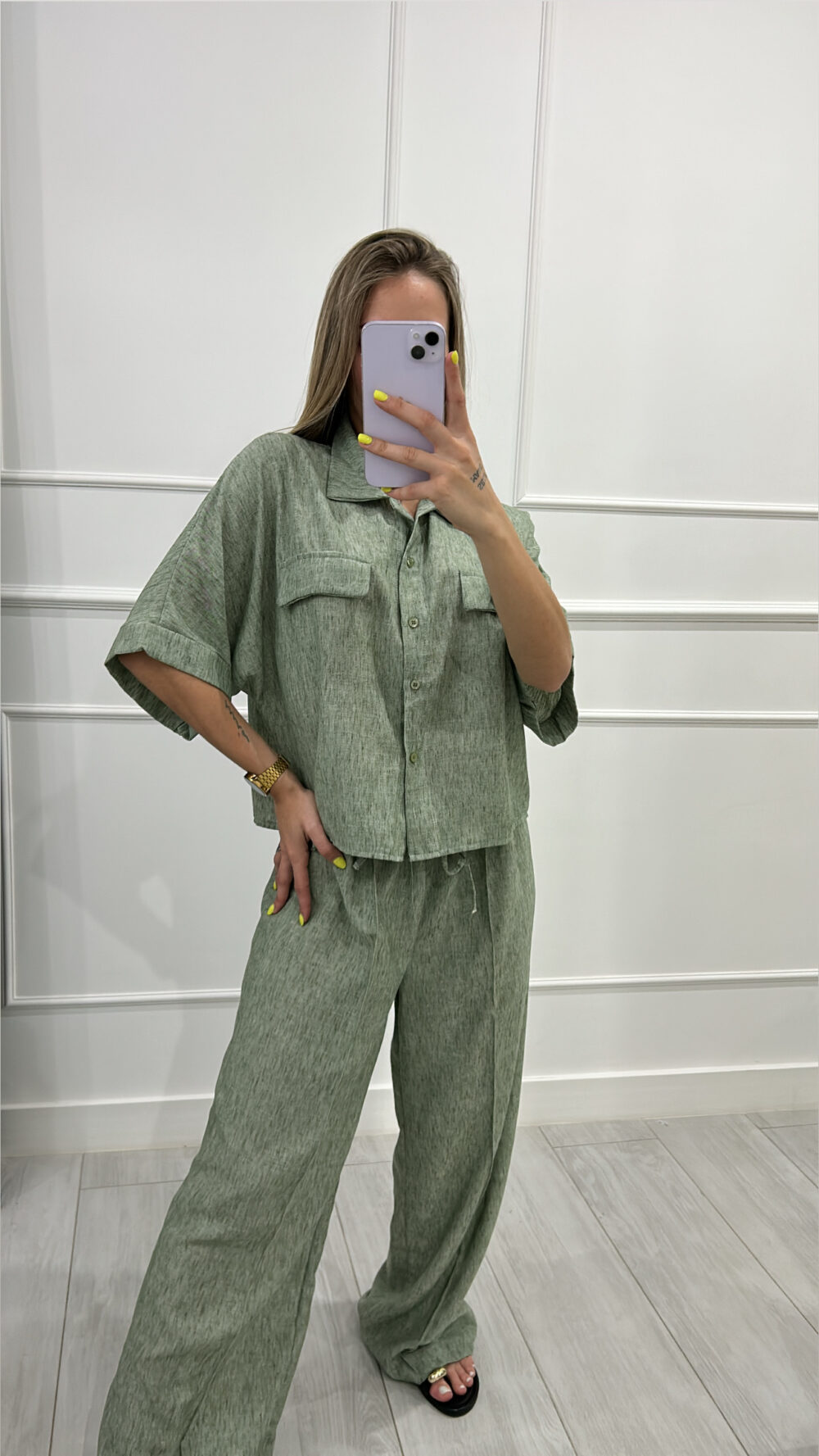 Conjunto mía verde