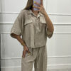 Conjunto mía taupe