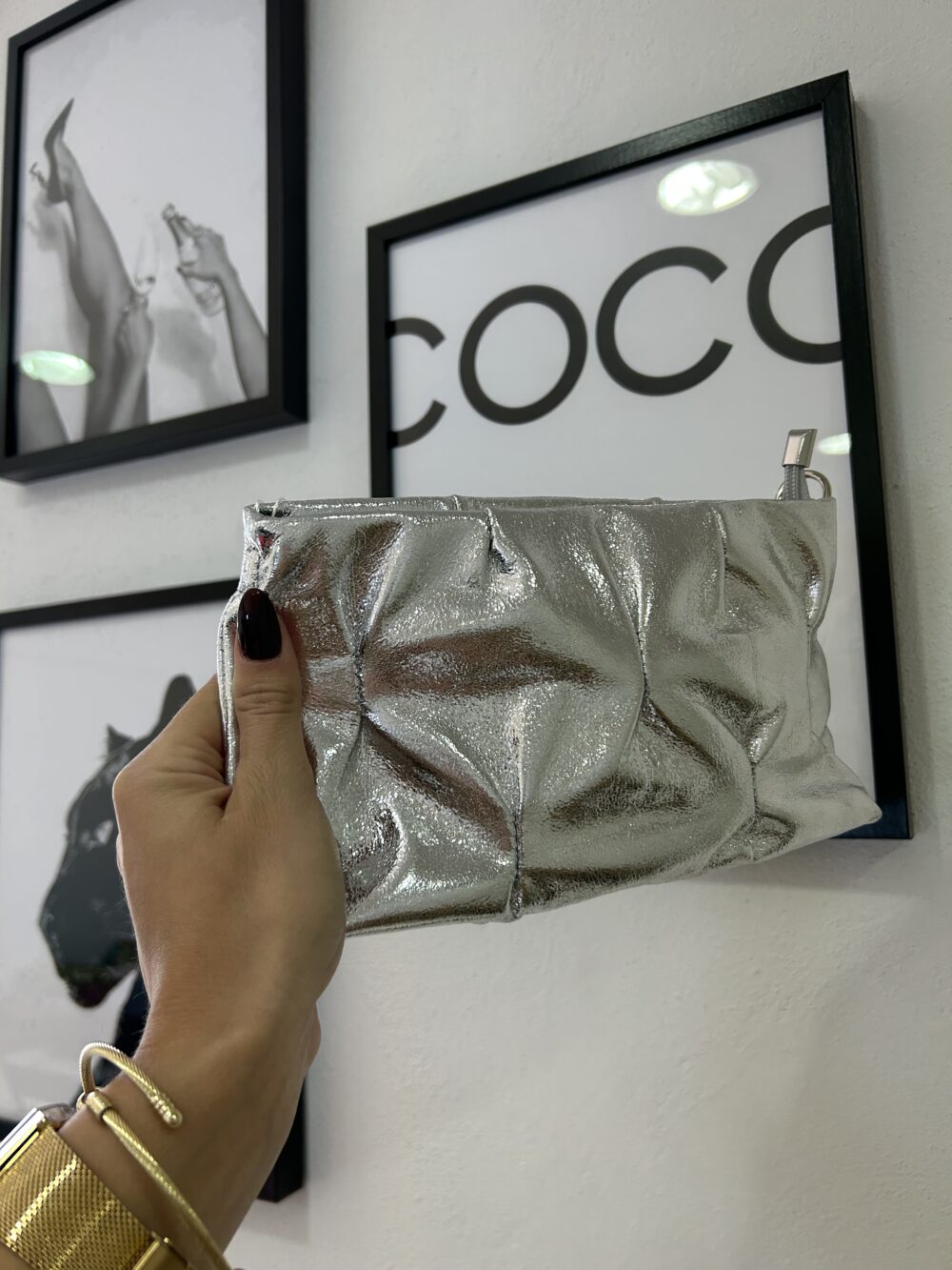BOLSO PLATA