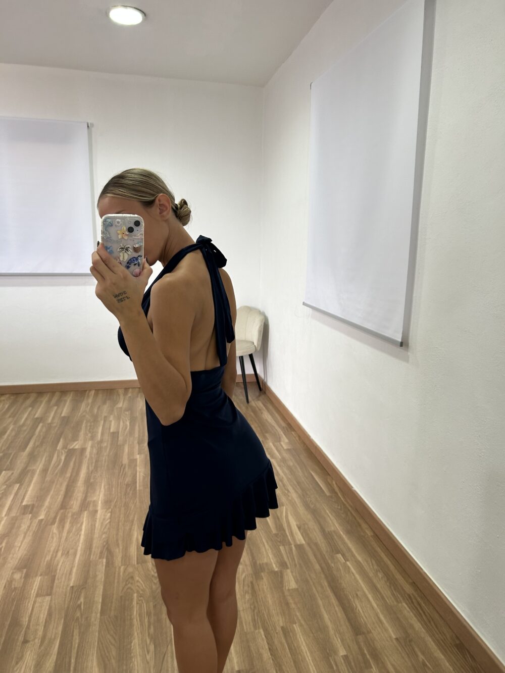VESTIDO AZUL NOCHE - Imagen 2