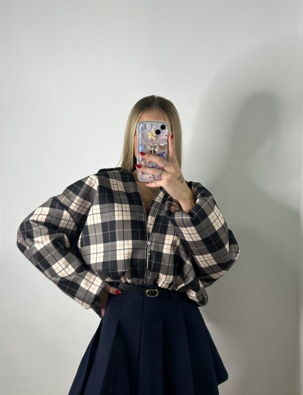 FALDA TABLAS AZUL MARINO