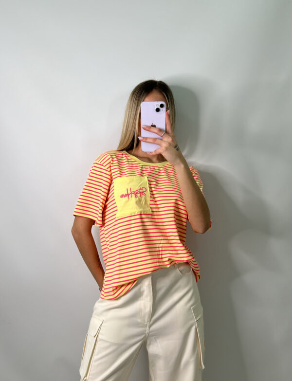 Camiseta rayas amarilla