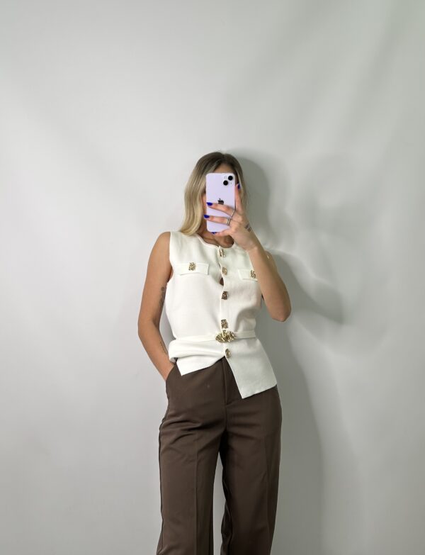 PANTALON VESTIR MARRON