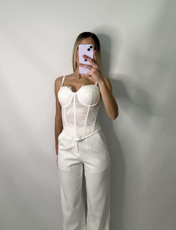 PANTALÓN VESTIR BLANCO