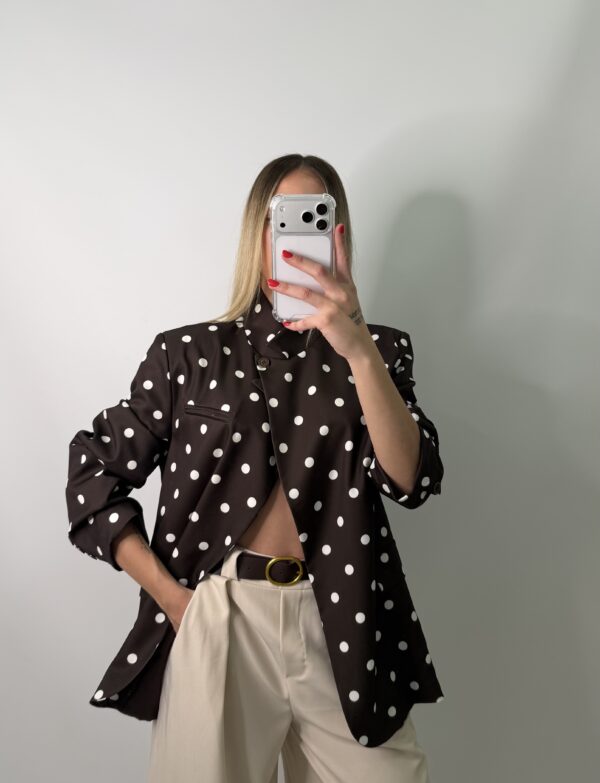 Blazer lunares chocolate