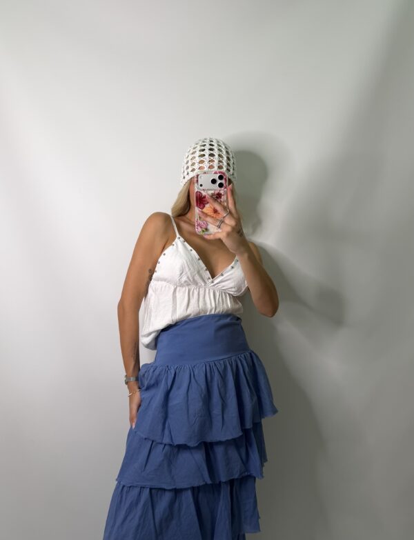 Falda azulona