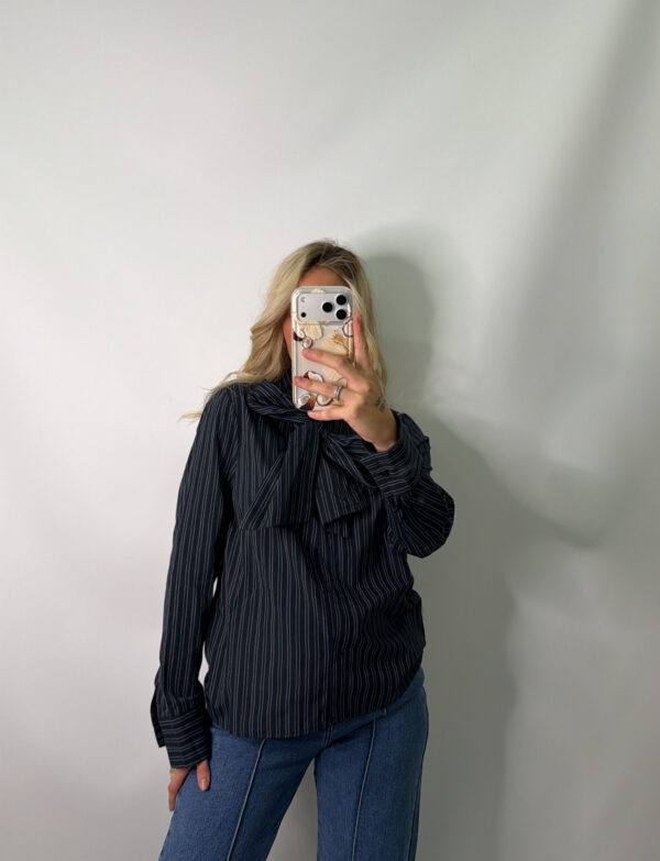 Camisa lazada azul marino