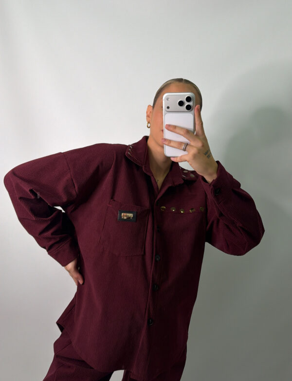 SOBRECAMISA BURDEOS PANA