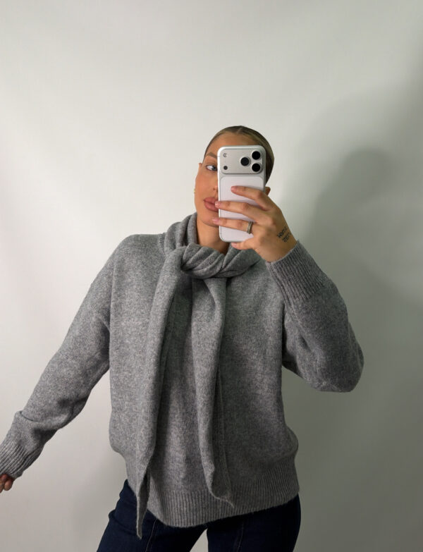 JERSEY GRIS CUELLO
